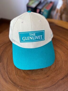 The Glenlivet Scotch Whiskey Baseball Cap in Teal and Cream